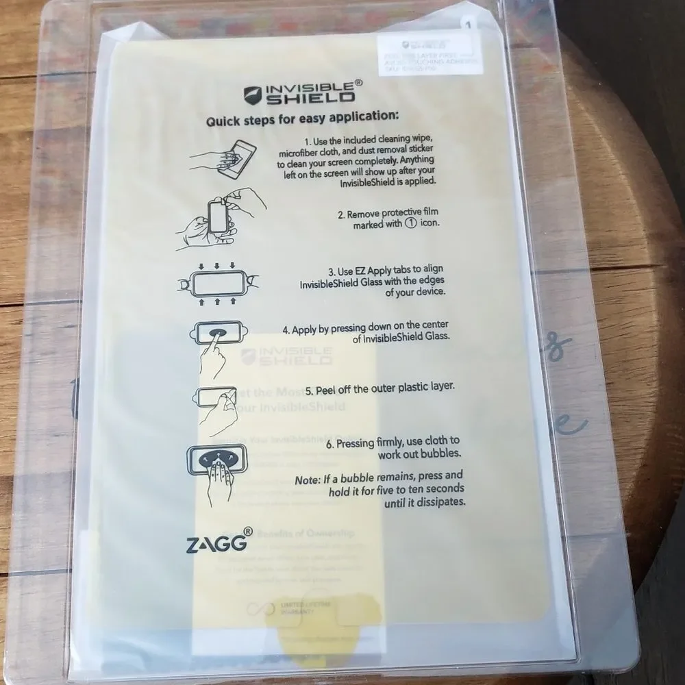 Zagg Invisible Shield Scratch Protection